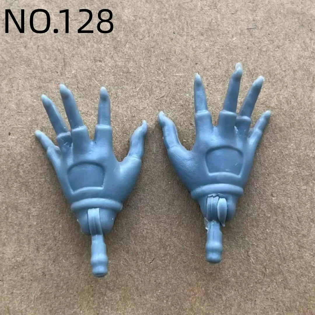 Rainbow Doll Hands With Colorful Nail Polish White Brown Beige Black Doll Parts Male Female Doll Hands Parts
