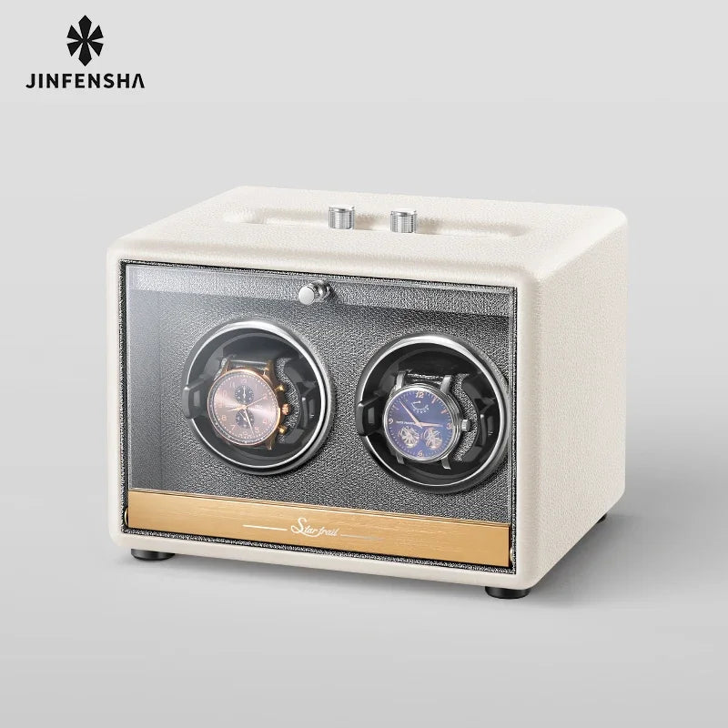 Large Luxury Watch Winder Organizer Storage Box Mechanical Watch Automatic Watch Winders Box Safe Deposit Boxes Display Gifts