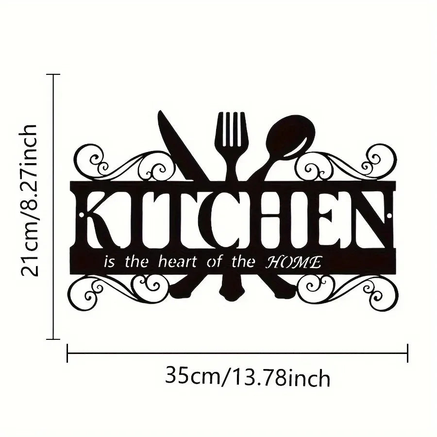 Kitchen Sign Wall Decor, Kitchen Decor, Metal Kitchen Signs Wall Decor Farmhouse & Home & Kitchen Wall Decor Farmhouse & Kitchen