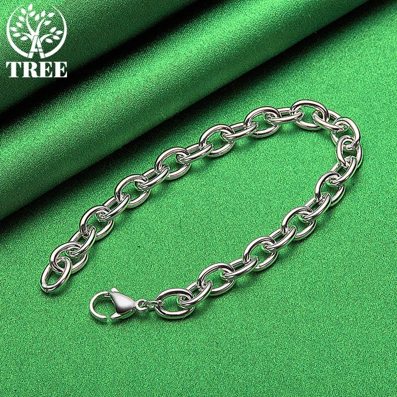 18K Gold Bracelet Men's Chain Bracelets Hip Hop Women's Wedding Party Fashion Jewelry Gifts