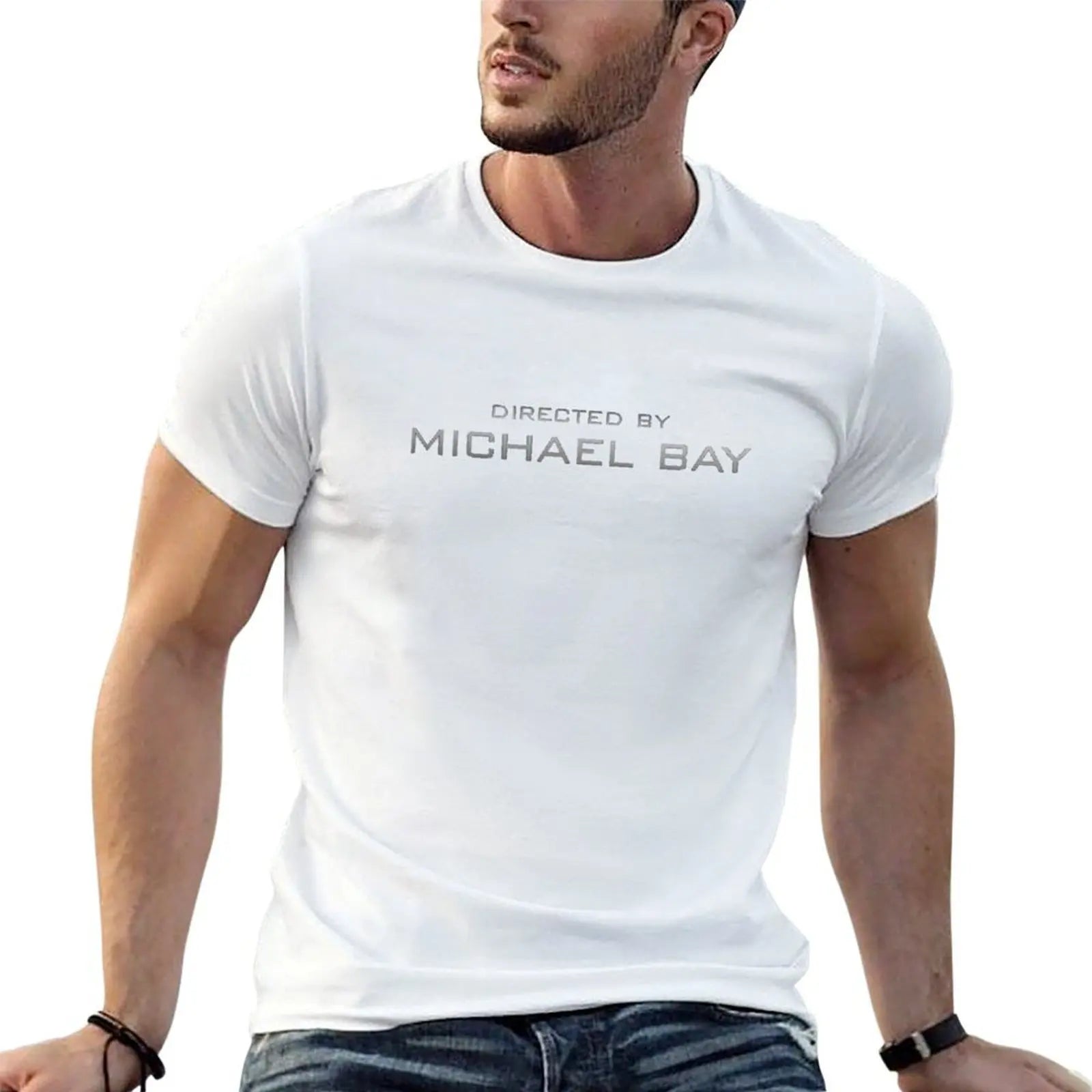 Directed by Michael Bay (2007) T-Shirt mens graphic t shirts t shirt men 100% cotton luxury brand man t shirt designer T-shirt