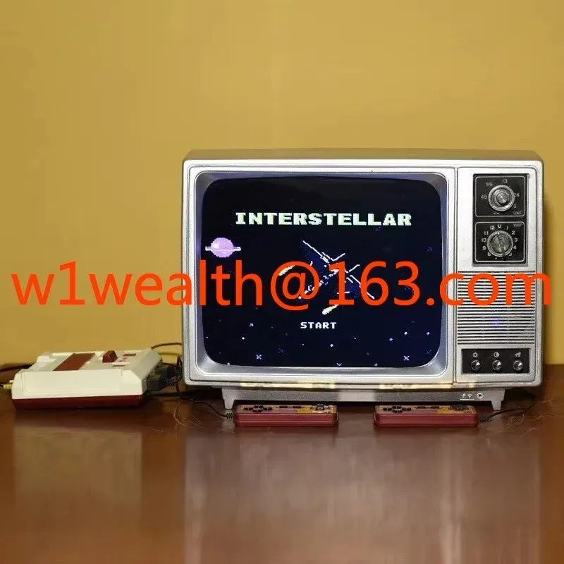 7080 vintage TV with LCD and USB playback for black, white, and color
