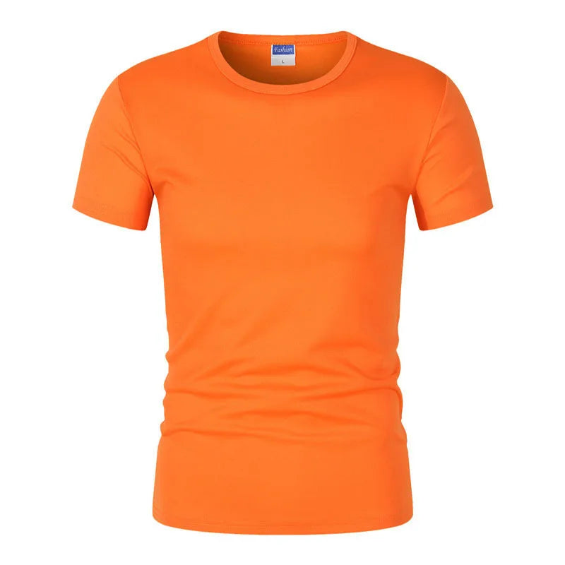 T Shirt Print Logo Women For Men Quick Drying Running Gym Custom Marathon Short Sleeve Sports Attire Diy Brand Wholesale Cheap