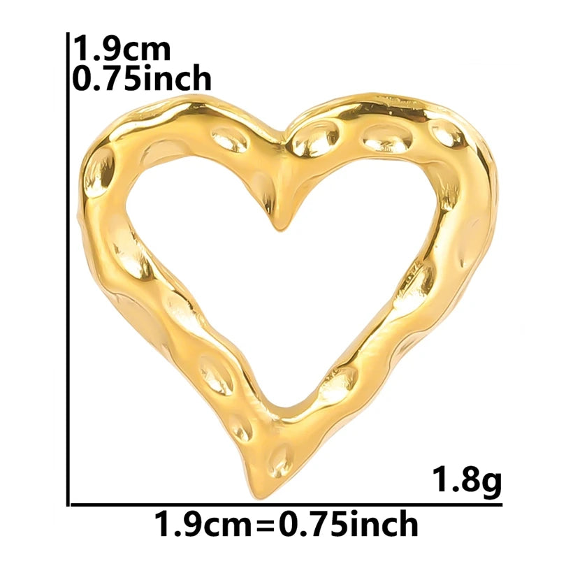 6Pcs/Lot Stainless Steel Gothic Catholic Sacred Heart Charms Jewelry Wholesale Thorns Lava Love Pendant Diy Necklaces Wholesale