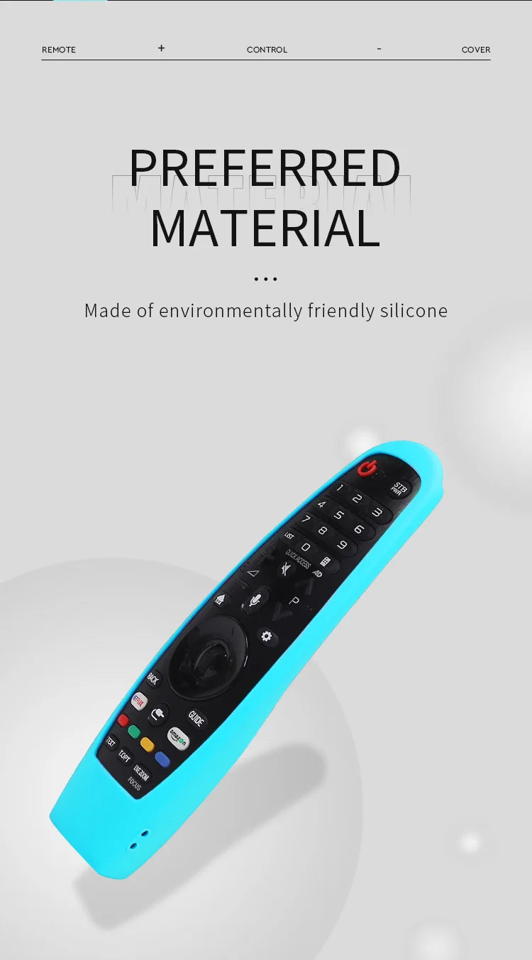 1 Piece Luminous Silicone Protective Case For  LG Smart TV Magic Remote MR20GA MR19BA MR18BA MR650A MR650 MR600