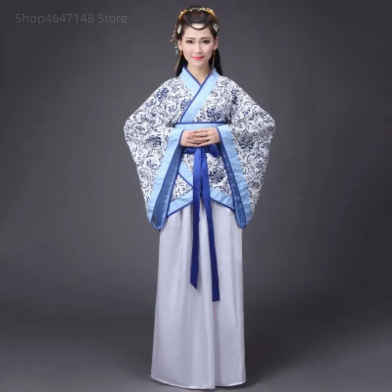 Men Woman Stage Dance Dress Chinese Traditional Costumes New Year Adult Tang Suit Performance Hanfu Female Cheongsam