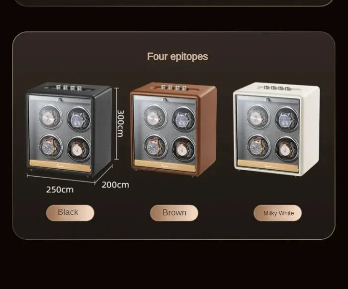 Large Luxury Watch Winder Organizer Storage Box Mechanical Watch Automatic Watch Winders Box Safe Deposit Boxes Display Gifts