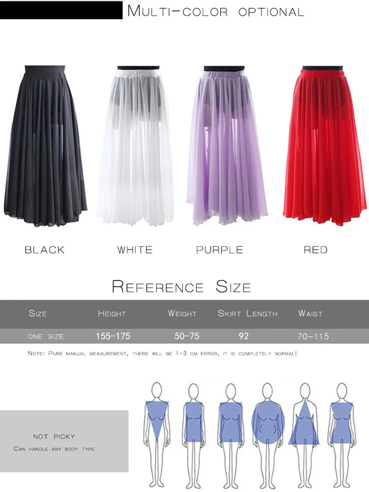 Modern Dance Practice Costume Full-Skirted Ballet Dress Performance Classical Dance Half-Length Dress