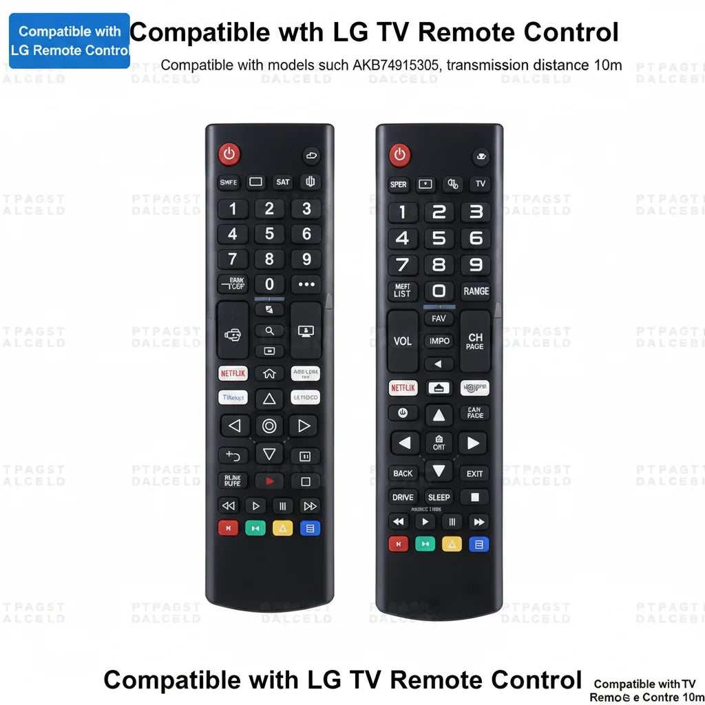 LG Universal IR Replacement Remote Control for Smart TV AKB75095307 AKB74915305 AKB76040302 UHD LED LCD TV RemoteWithout battery