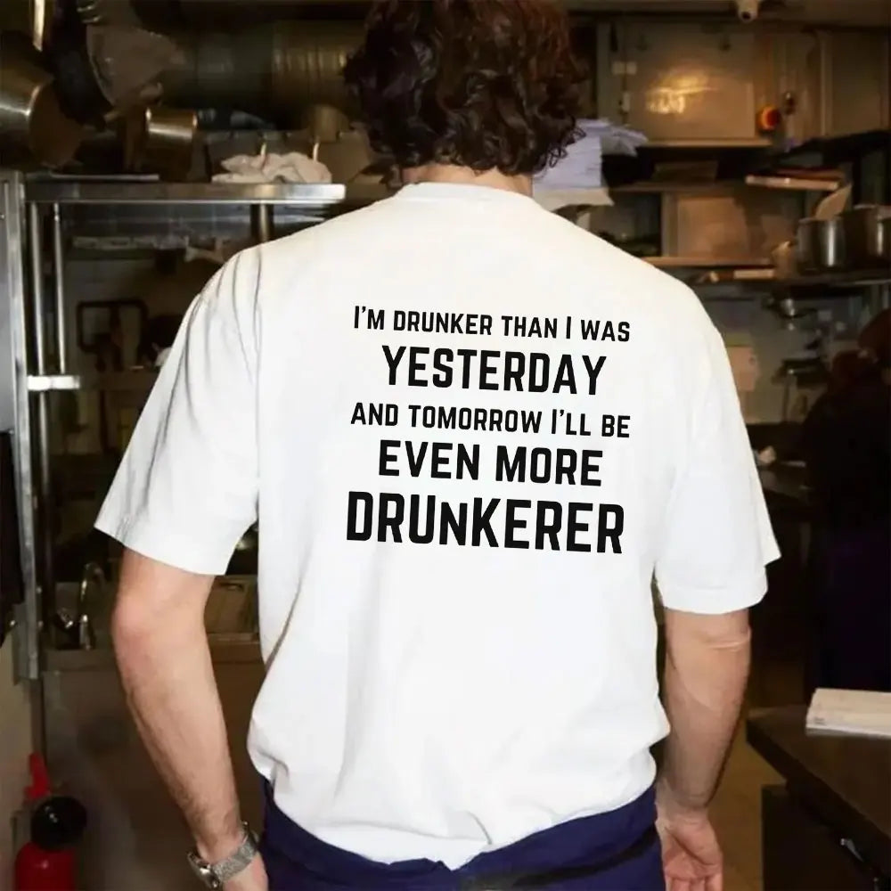 Told Myself To Stop Drinking But I'm Not Gonna Listento An Alcoholic T-shirt Funny Drinking Alcohol Humor Man Summer T Shirt