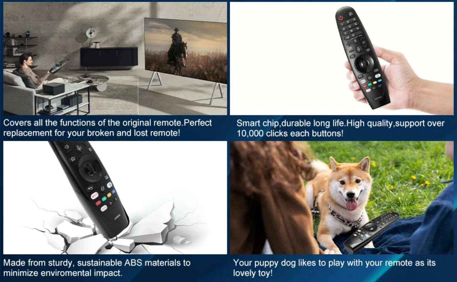 NEW AN-MR20GA AKB75855501 With Voice And Pointer Function Remote Control For LG Smart TV  For Many LG Models