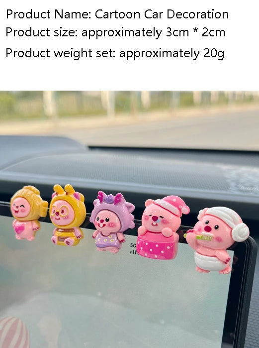 Cute Car Gifts Decorative Ornaments for Display on Center Console Dashboard