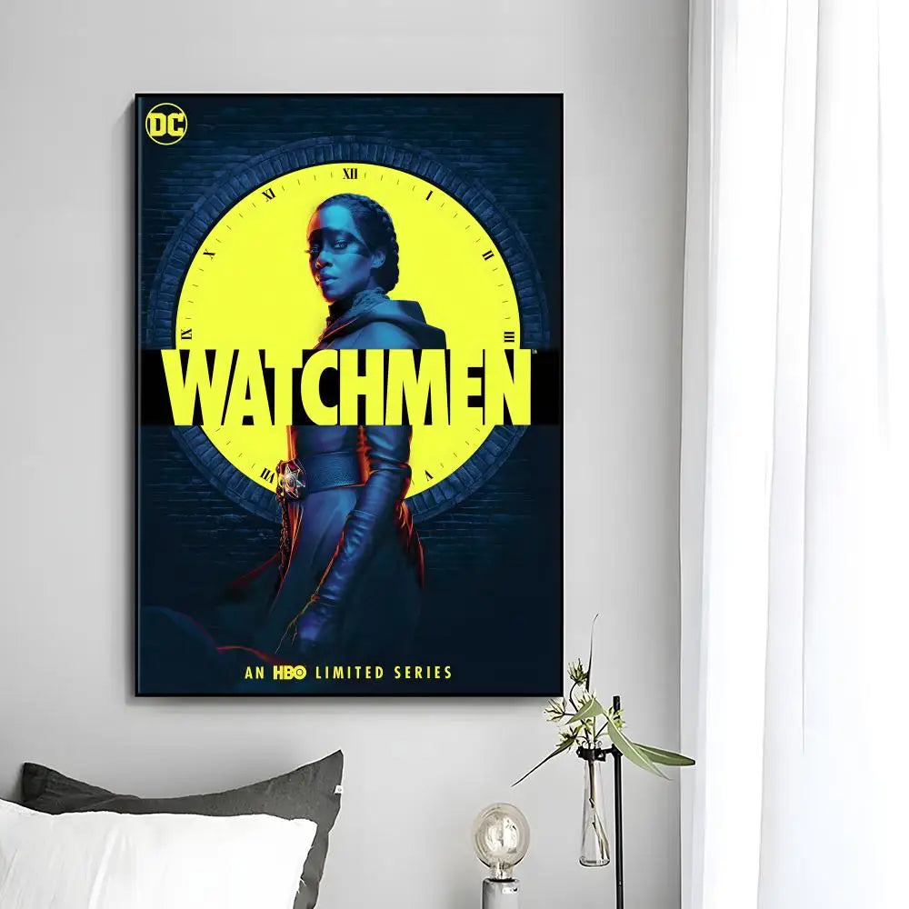 w-Watchmen Poster Wall Art Print Poster Decorative Mural Home Decor Gift Unframed