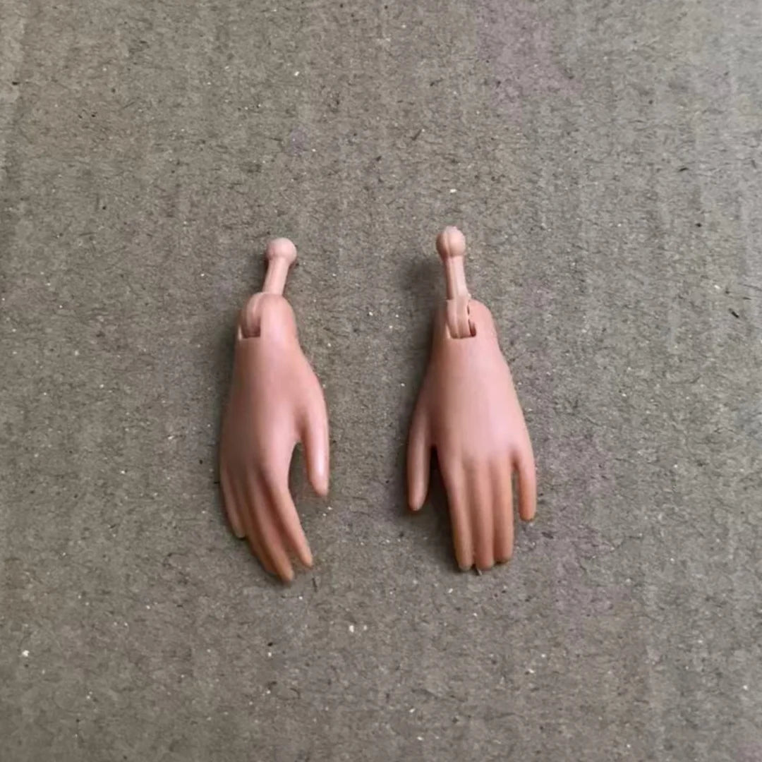 Rainbow Doll Hands With Colorful Nail Polish White Brown Beige Black Doll Parts Male Female Doll Hands Parts