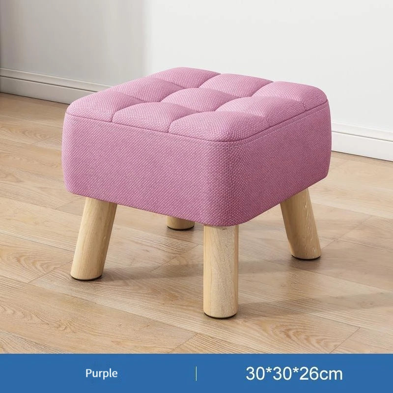 Solid Low Stool For Kids Foot Stool Durable Round Nesting Stools Comfortable And Soft Toddlers Playroom And Daycare House hold