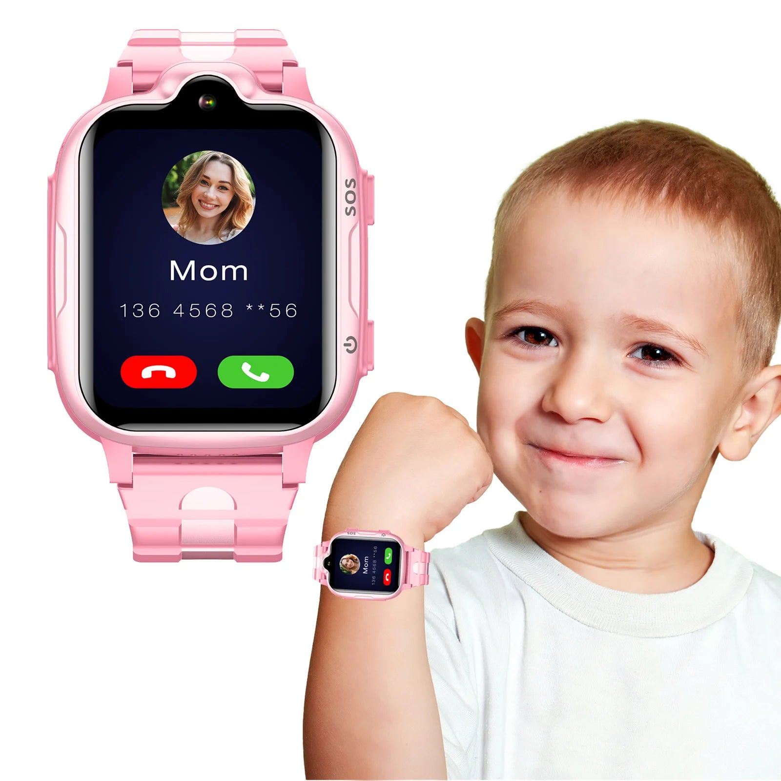 4G Kids Watch 4G Smart Kids Watch Video Call Voice Chat Student Watch for Boys and Girls IPX7 Water Proof Water Proof Kids Watch