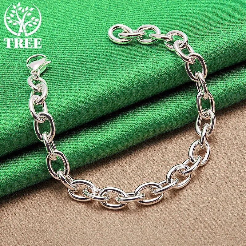 18K Gold Bracelet Men's Chain Bracelets Hip Hop Women's Wedding Party Fashion Jewelry Gifts