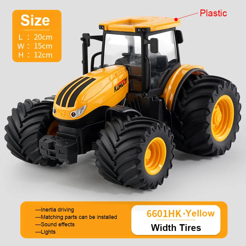 Children Toys Car Models Tractor Multiple Accessories To Choose From
