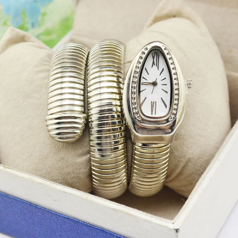 Snake Watch Watch Women Watch Fashion Snake Shape Bangle Watch for Casual Work  Women Watch