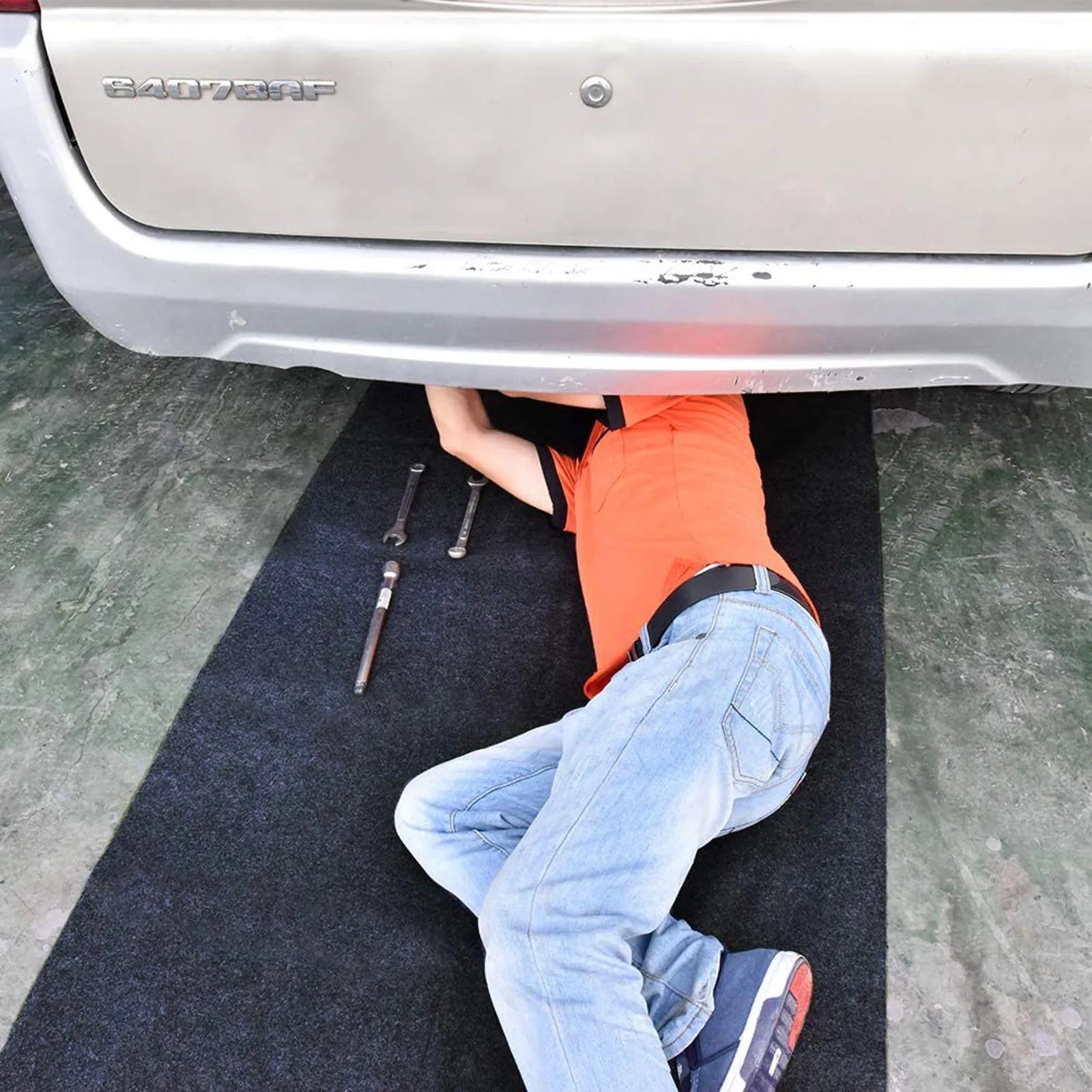 Car Repair Commonly Used Mat Reusable Soft Comfortable Practical Automotive Maintenance Mat Protect You When Repaired Car