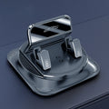 Lcars Car Phone Holder, 360 ° Rotatable, Made of Abs Material, Silicone Non-Slip Double-Sided Adhesive Pad, Does Not Damage the Interior, Suitable for Dashboard Navigation, Can Be Used for Car Navigation, Office, Home, Mobil