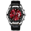Quartz Watch Movement Watch Men's Non Noctilucent Watch Hollow Calendar Waterproof Luminous Refined Steel Band Simple