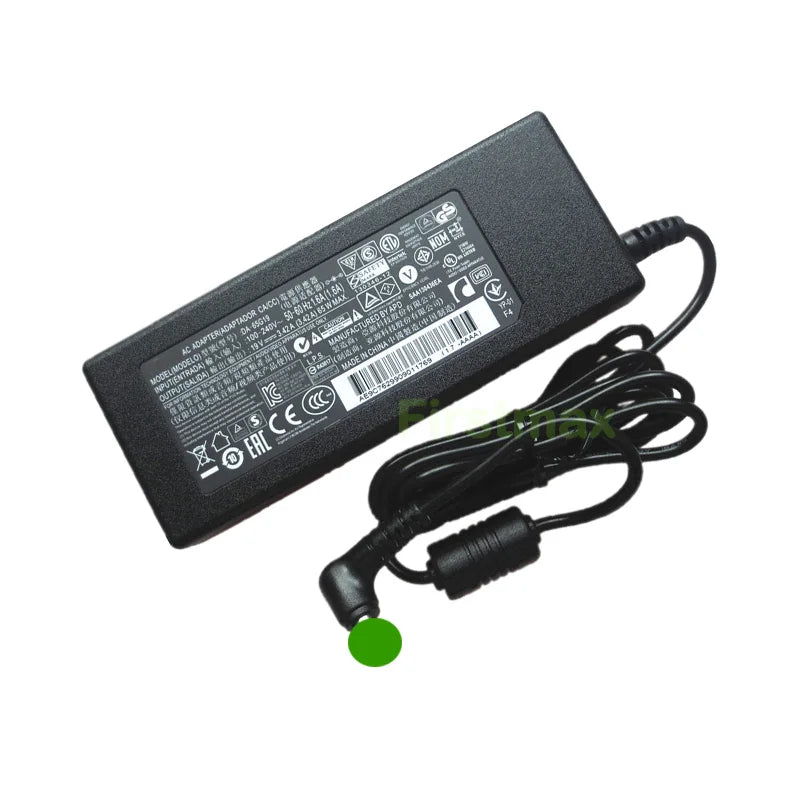 19V TV AC Power Adapter for LG 43" 43LF5100 43LH511T 49" 49LF5100 DA-65F19 Full HD LED TV Power Supply Cord