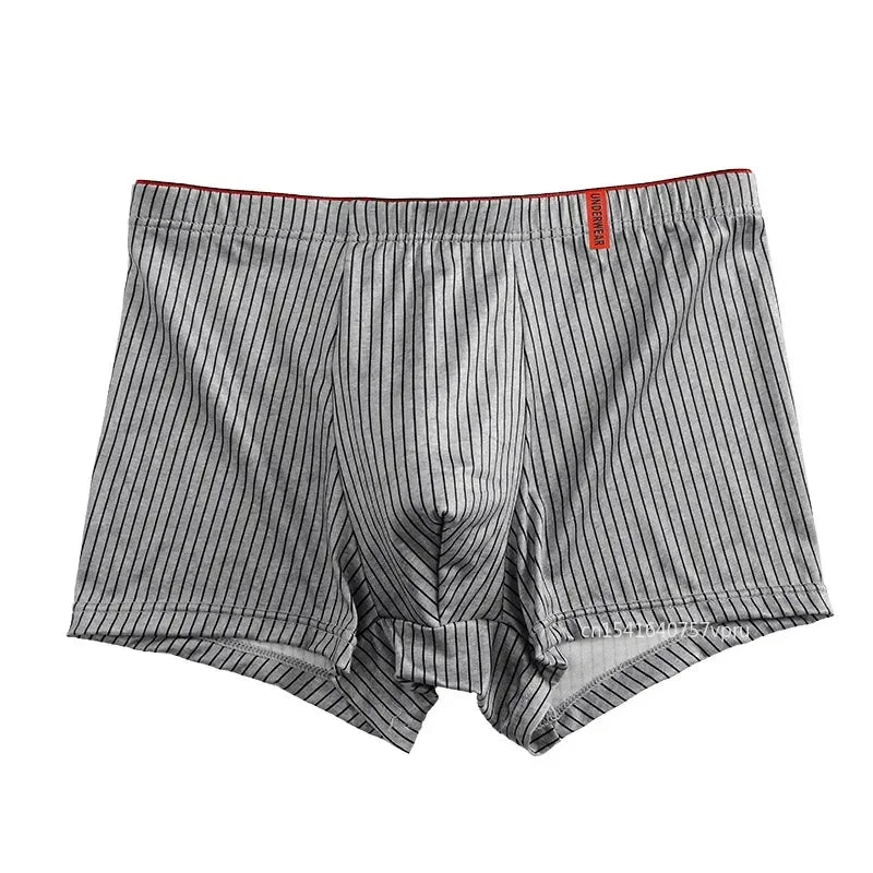 Stripe Boxers Briefs Men Underwear Knickers for Men Panties Underpants Shorts Fashion Lingerie Under Wear Sexy Boxer