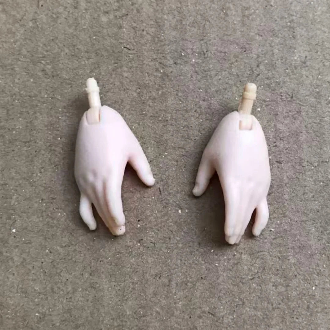 Rainbow Doll Hands With Colorful Nail Polish White Brown Beige Black Doll Parts Male Female Doll Hands Parts