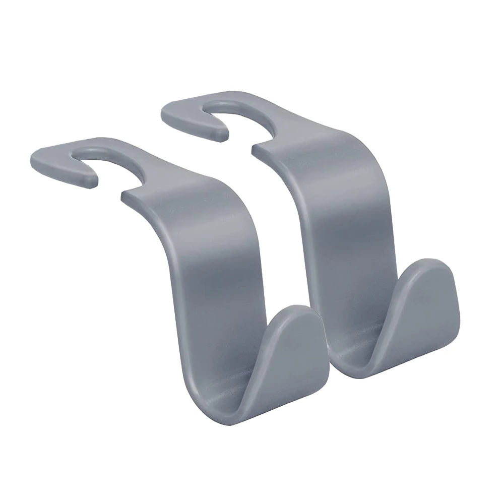 2pcs Universal Car Seat Headrest Hook Storage Hanger for Handbag Purse Coat Groceries