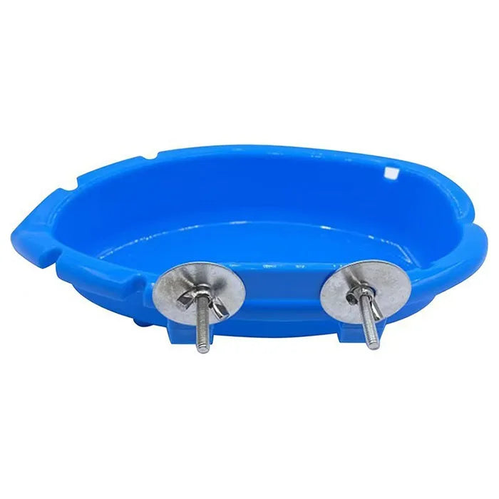 Parrot Bird Bath Shower Supplies Bathtub Bath Basin Multi-function Feeder Plastic Cage Accessories House Hold Accessory