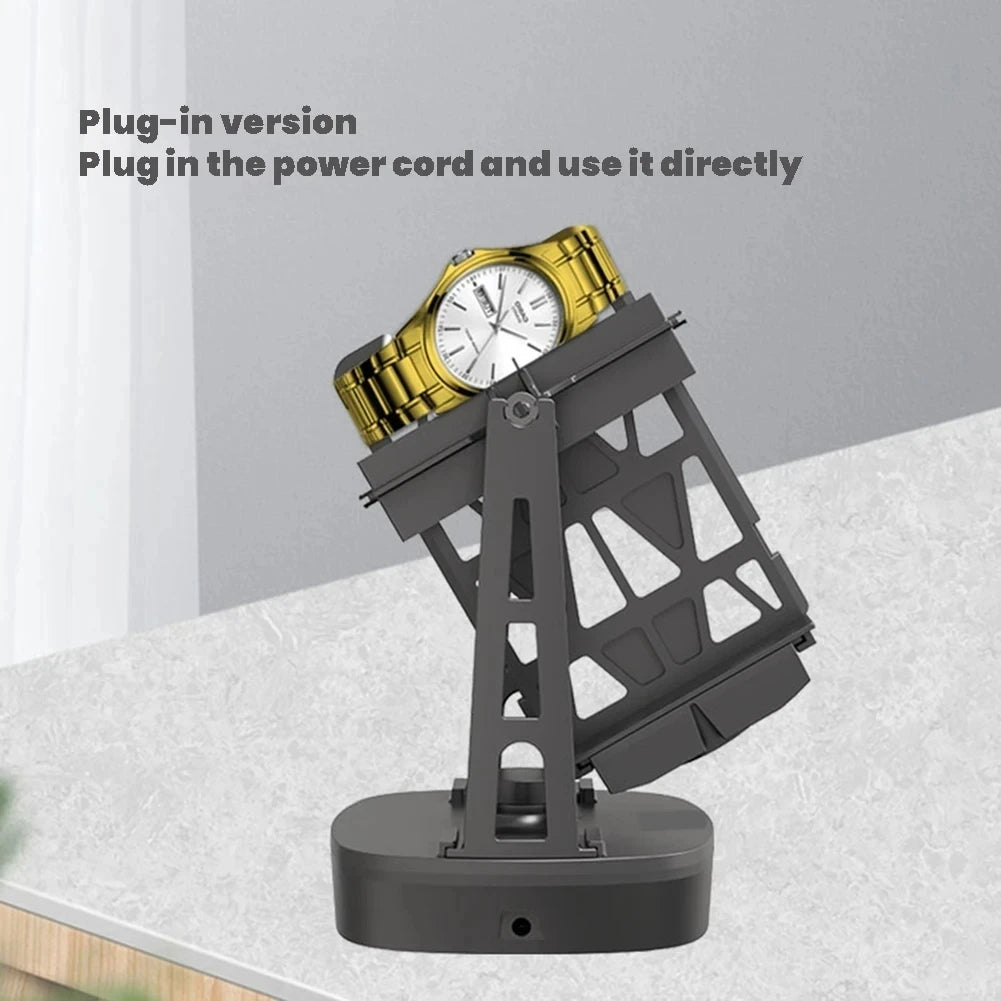 Watch Winder for Automatic Watches,Support Single Watch and Double Watch Spinner,Self Winding Watch Turner,Rotating Watch Device
