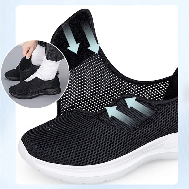 New Casual Shoes Orthopedics Wide Feet Swollen Shoes Thumb Eversion Adjusting Soft Comfortable Diabetic Shoes Men Walking Shoes