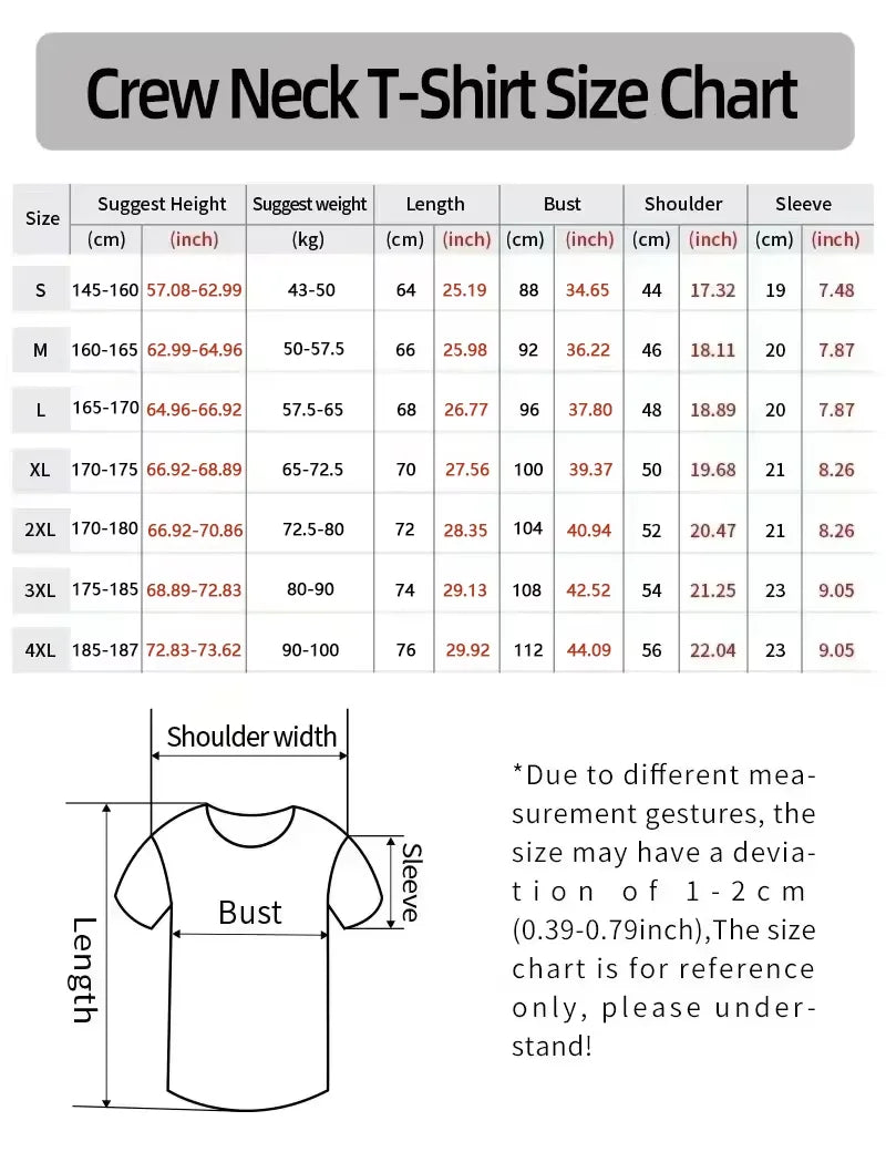 2026 New T-shirt Men's High-end Short Sleeved Brand Classic Printed Pure Cotton Casual Versatile Round Neck Short Sleeved Shirt