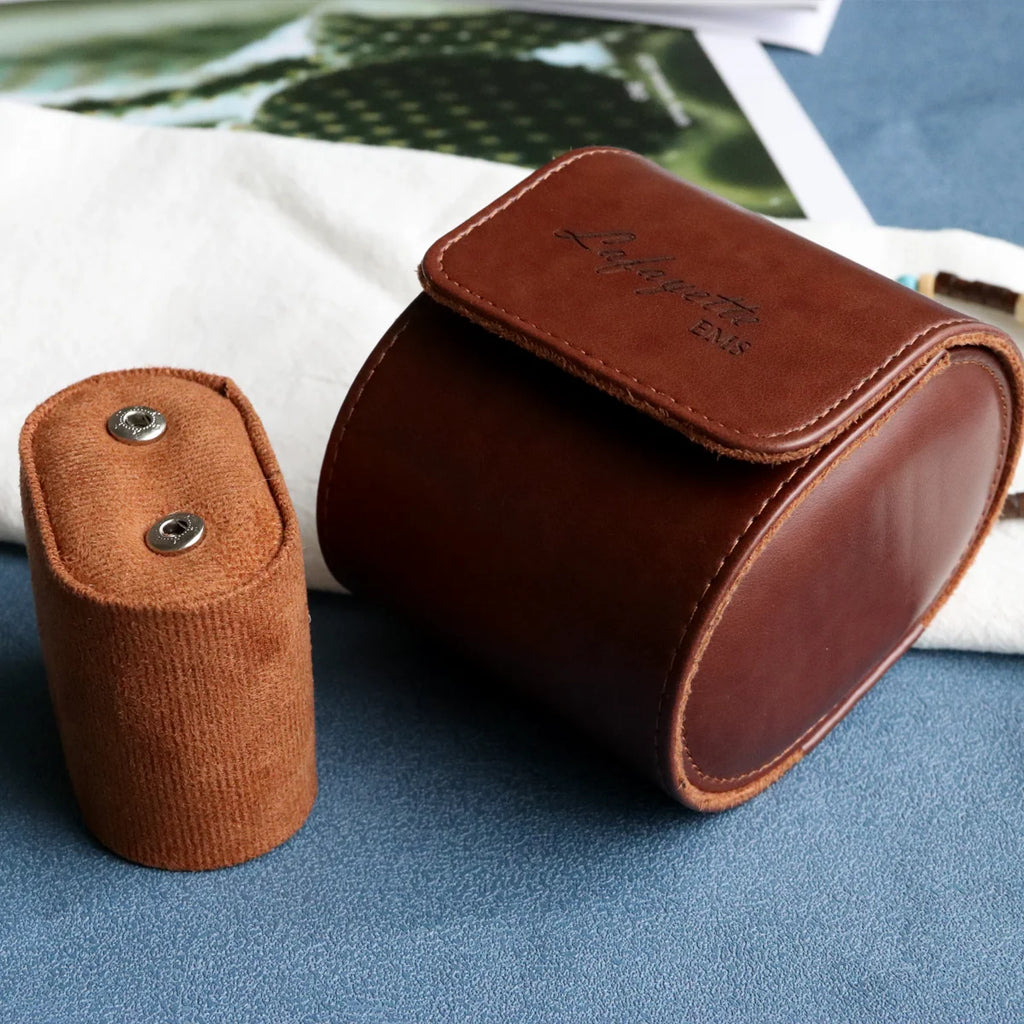 Custom Watch Roll Watch Travel Case Personalized Watch Case Leather Watch Box Engraved Travel Watch Box Men's Gfits for Women