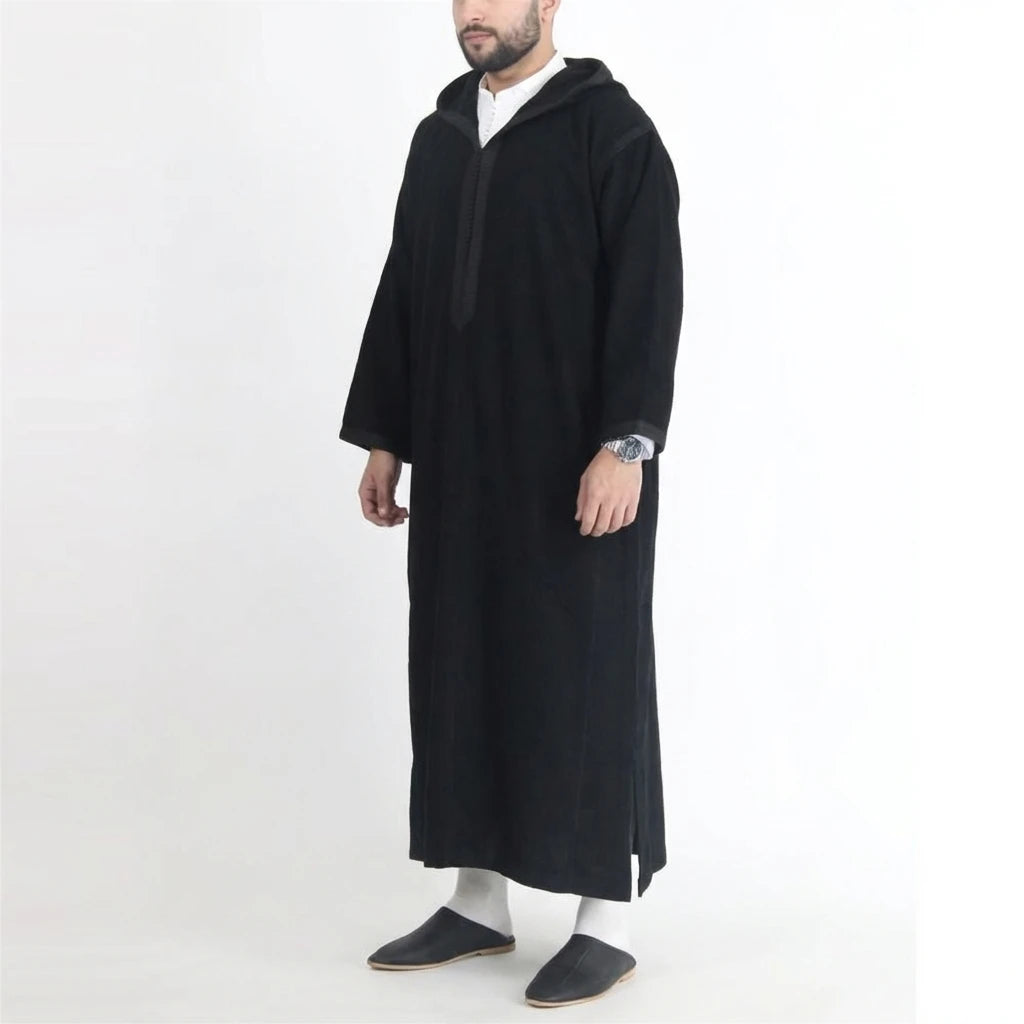 Men's Muslim Clothing Modest Fashion Abaya Thobes  for Muslim Men Modesty Dress Code Islamic Wear for Men