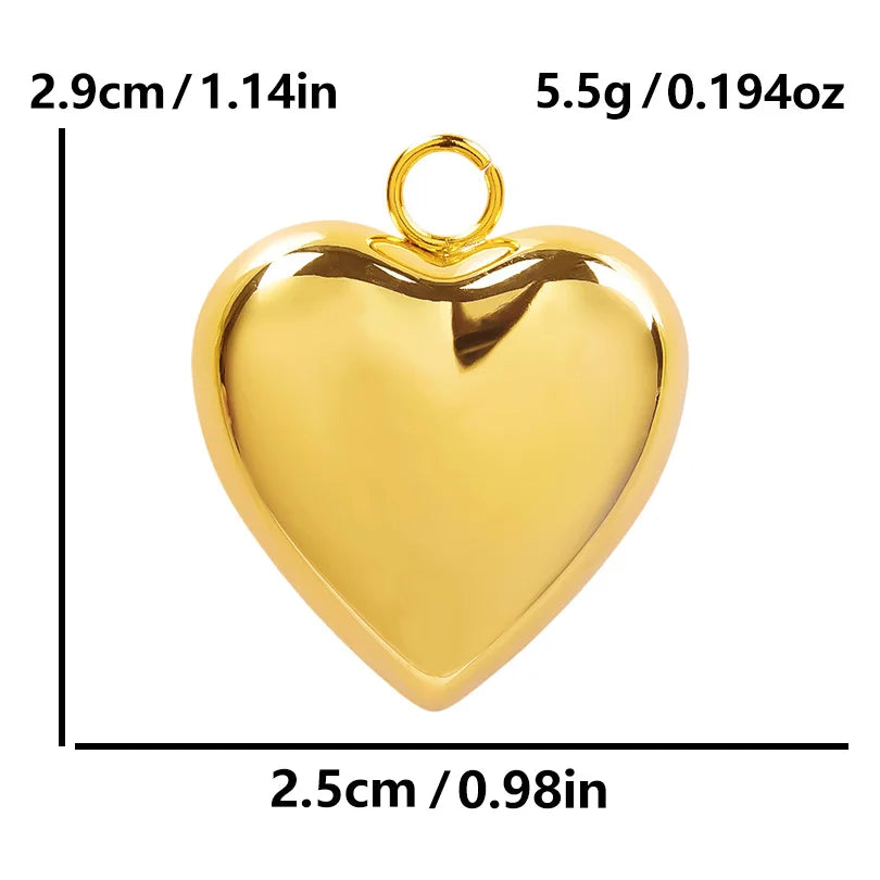 6Pcs/Lot Stainless Steel Gothic Catholic Sacred Heart Charms Jewelry Wholesale Thorns Lava Love Pendant Diy Necklaces Wholesale