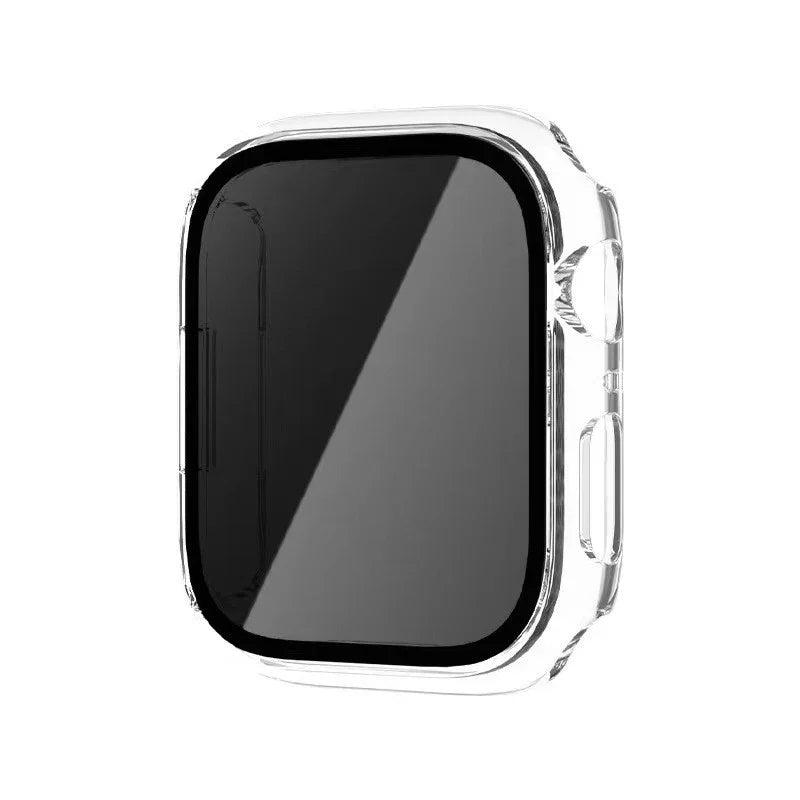Anti-Peeping Screen Protector For Apple Watch 45mm 41mm 44mm 40mm Tempered Privacy Glass+Case For iWatch 8 7 6 5 4 SE 9 Cover