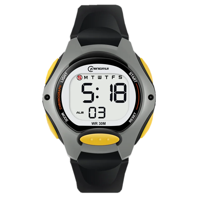 Children Watch Waterproof Digital Watch for Girls Boys Black LCD Electronic Sport Kid Watches Alarm Clocks Gifts