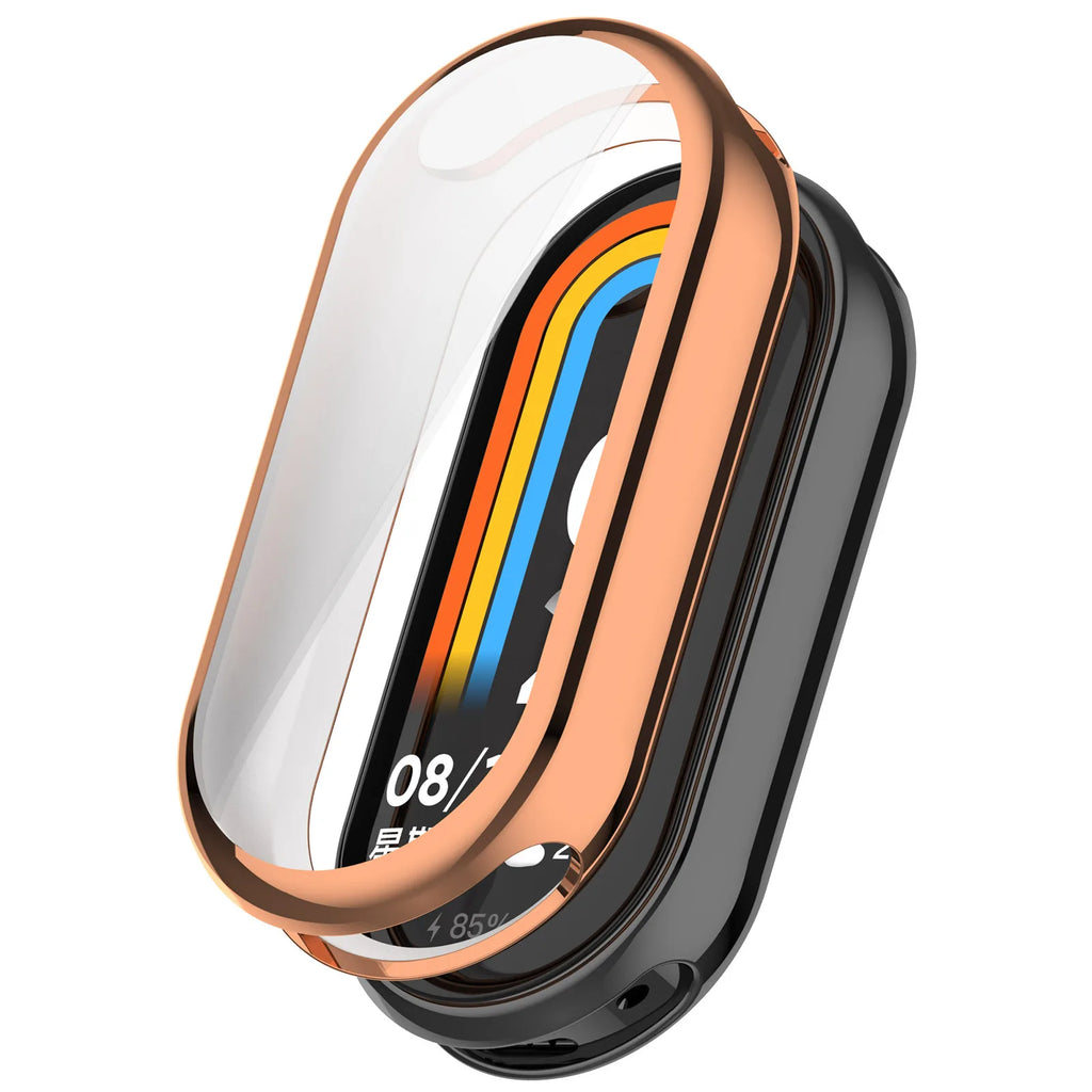 Soft TPU Case For Xiaomi Mi Band 10/9/8 NFC Full Screen Protector Shell Bumper Cover