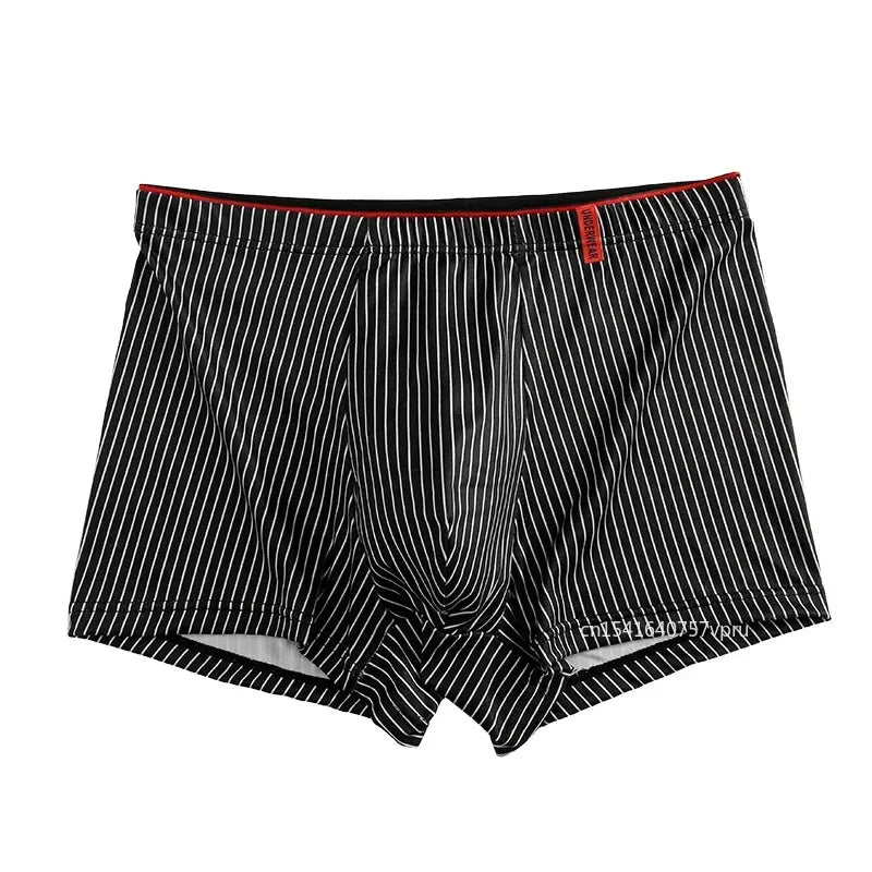 Stripe Boxers Briefs Men Underwear Knickers for Men Panties Underpants Shorts Fashion Lingerie Under Wear Sexy Boxer