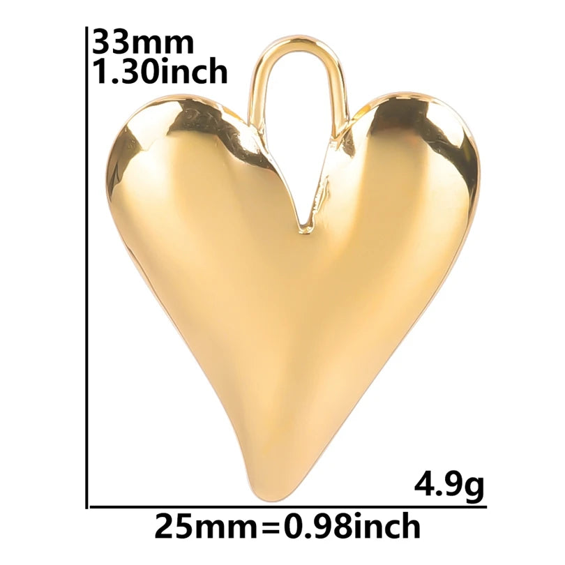 6Pcs/Lot Stainless Steel Gothic Catholic Sacred Heart Charms Jewelry Wholesale Thorns Lava Love Pendant Diy Necklaces Wholesale
