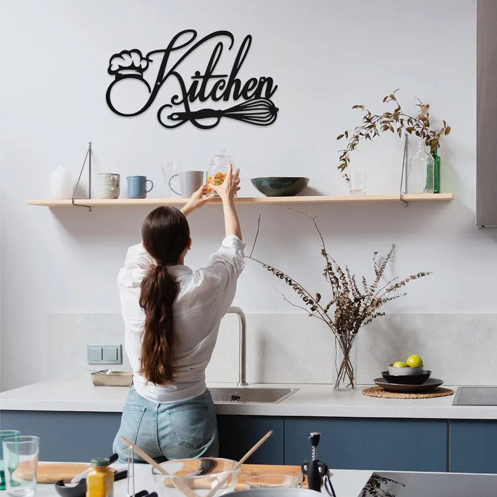 Kitchen Sign Wall Decor, Kitchen Decor, Metal Kitchen Signs Wall Decor Farmhouse & Home & Kitchen Wall Decor Farmhouse & Kitchen