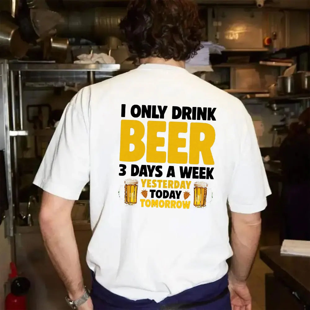 Told Myself To Stop Drinking But I'm Not Gonna Listento An Alcoholic T-shirt Funny Drinking Alcohol Humor Man Summer T Shirt