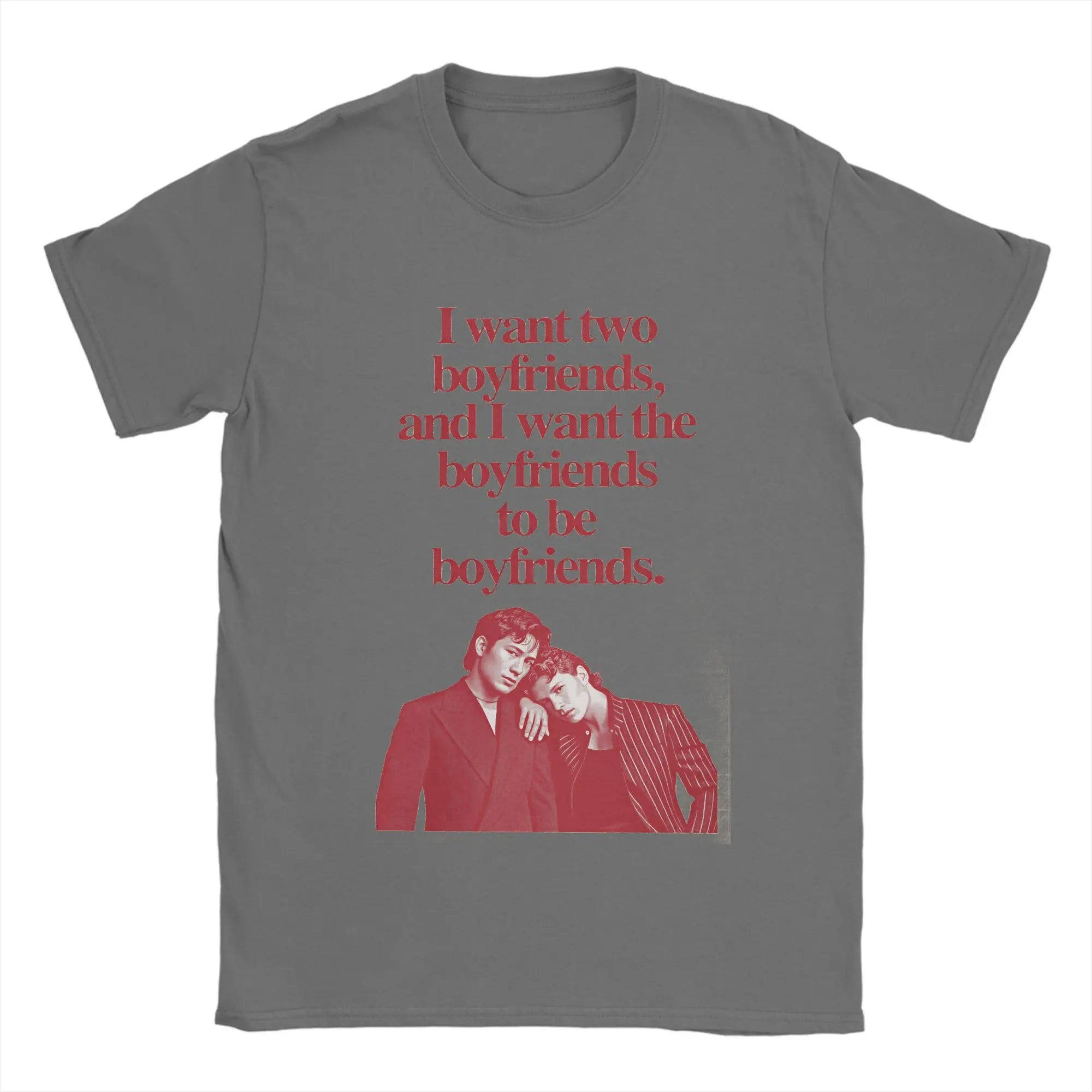 T Shirt Men's  Pure Cotton Unique T-Shirt Round Neck Heated Rivalry Tees Short Sleeve Clothing Classic