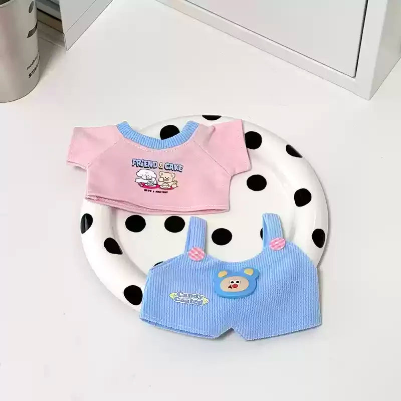 Only Clothes 20cm Doll Clothes Cotton Doll Blind Box Plush Doll Clothing Wow Cool Wakuku Doll Clothes Multiple Styles Set