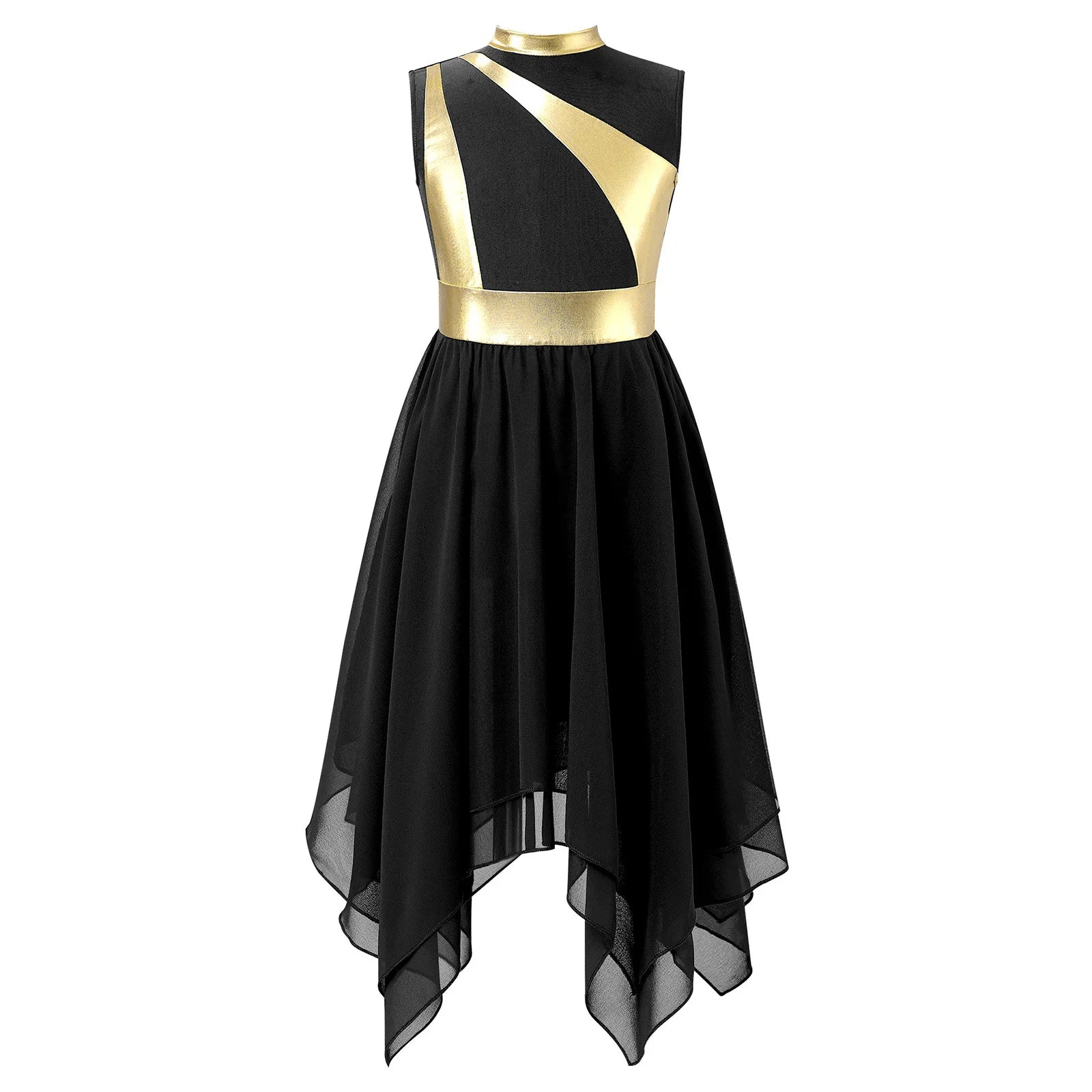 Kids Girl's Dress Praise Lyrical Dance Costume Children's Worship Dresses for Liturgical Celebration of Spirit Stage Dancewear