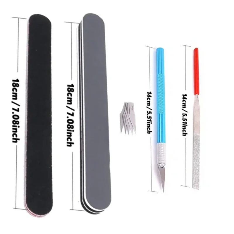 1SET Model Basic Tools Craft DIY Model Car Hobby Building Repairing Assembly Tool Beginner Handmade Scissors Tweezers