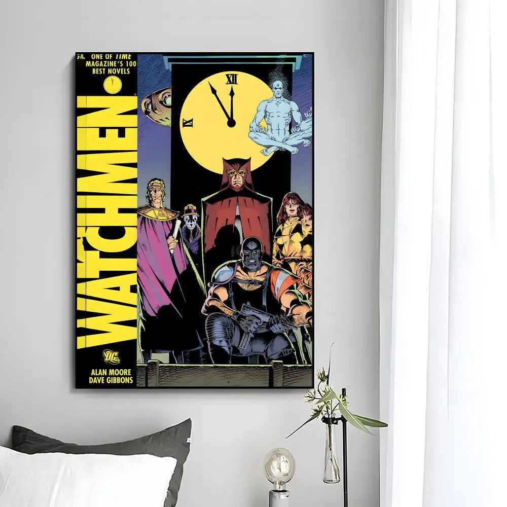 w-Watchmen Poster Wall Art Print Poster Decorative Mural Home Decor Gift Unframed