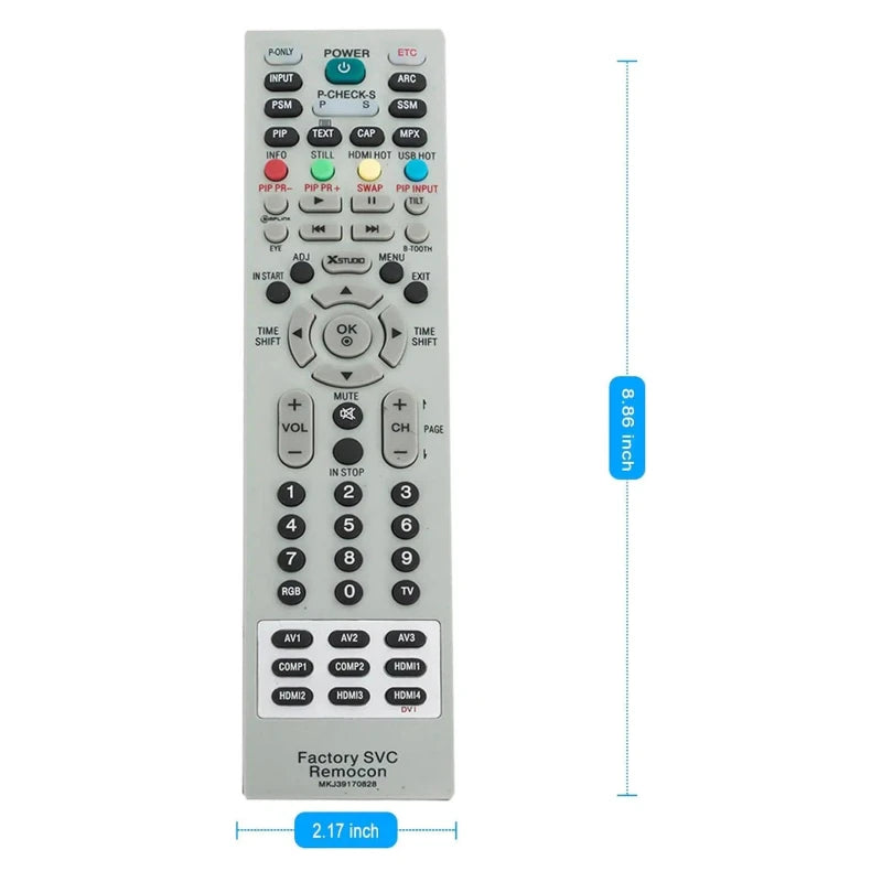 MKJ39170828 Replacement Remote Control for LG LCD LED TV